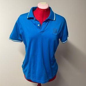 BJ80 blue polo